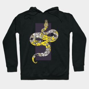 Floral Snake Hoodie